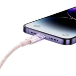 Kép 8/10 - Baseus Lightning Explorer Series USB-C gyors töltőkábel 1m, 20W (rózsaszín)