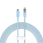 Kép 3/10 - Fast Charging cable Baseus USB-C to Lightning  Explorer Series 2m, 20W (blue)