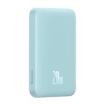 Kép 3/12 - Baseus Magnetic Mini, vezeték nélküli powerbank, MagSafe, 6000mAh, USB-C, 20W (kék)