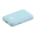 Kép 7/12 - Baseus Magnetic Mini, vezeték nélküli powerbank, MagSafe, 6000mAh, USB-C, 20W (kék)