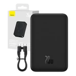 Kép 10/10 - Baseus Magnetic Mini Powerbank, 20000mAh, USB-C, 20W, MagSafe (fekete)