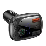 Kép 2/9 - Car Bluetooth MP3 Player Baseus T Shaped S-13 Black OS
