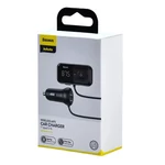 Kép 7/8 - Baseus S-16 Autós Bluetooth MP3-lejátszó + töltő, T alakú, OS (fekete)