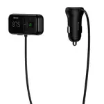 Kép 3/8 - Car Bluetooth MP3 Player + Charger Baseus T Shaped S-16 Black OS
