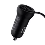 Kép 5/8 - Car Bluetooth MP3 Player + Charger Baseus T Shaped S-16 Black OS