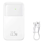 Kép 2/9 - Baseus Powerbank Comet 10000mAh, USB - USB-C, lightning, 22.5W (fehér)
