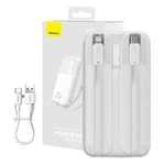Kép 9/9 - Baseus Powerbank Comet 10000mAh, USB - USB-C, lightning, 22.5W (fehér)