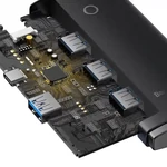 Kép 6/9 - Baseus OS-Lite hub, Adapter, 4-Port, USB-C, 25cm (fekete)