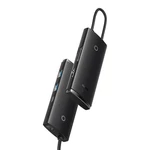 Kép 4/9 - Baseus OS Lite hub 6 portos USB-C - 2x USB 3.0 + USB-C PD + HDMI + SD/TF (fekete)