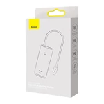 Kép 7/9 - Baseus OS Lite hub 6 portos USB-C - 2x USB 3.0 + USB-C PD + HDMI + SD/TF (fekete)