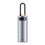 Kép 1/9 - Baseus Gleam 7 az 1-ben Hub, USB-C 1x HDMI4K 60Hz + 3x USB3.0 + 1x PD + 1x SD/TF (szürke)