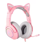 Kép 2/6 - ONIKUMA K9 Pink RGB RGB Gaming fejhallgató