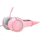 Kép 5/6 - ONIKUMA K9 Pink RGB RGB Gaming fejhallgató