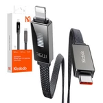 Kép 3/3 - Mcdodo CA-4960 USB-C Lightning kábel kijelzővel 36W 1.2m (fekete)