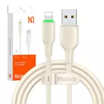 Kép 3/3 - USB to Lightning Cable Mcdodo CA-4740 with LED light 1.2m (beige)