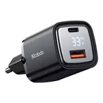 Kép 2/4 - Charger McDodo CH-1701 33W with display (black)