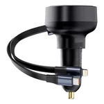 Kép 3/9 - Baseus Enjoyment USB autós töltő USB-C és Lightning kábellel, 60W (fekete)