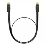 Kép 2/9 - Baseus Cat 7 UTP Ethernet RJ45 lapos kábel, 0,5 m (fekete)