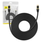 Kép 1/9 - Baseus Hálózati kábel Cat.8, Ethernet RJ45, 40 Gbps, 8m (fekete)