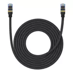 Kép 2/9 - Braided network cable cat.7 Baseus Ethernet RJ45, 10Gbps, 5m (black)