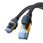Kép 6/9 - Braided network cable cat.7 Baseus Ethernet RJ45, 10Gbps, 5m (black)
