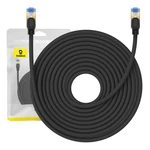 Kép 1/9 - Baseus Ethernet RJ45 fonott hálózati kábel cat.7, 10Gbps, 20m (fekete)