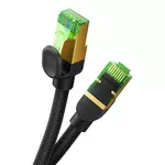 Kép 5/9 - Baseus fonott hálózati kábel Cat.8, Ethernet RJ45, 40 Gbps, 0,5m (fekete)