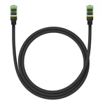 Kép 3/9 - Baseus fonott hálózati kábel Cat.8, Ethernet RJ45, 40 Gbps, 1m (fekete)