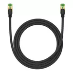Kép 2/9 - Braided network cable cat.8 Baseus Ethernet RJ45, 40Gbps, 1,5m (black)