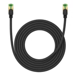 Kép 2/9 - Baseus fonott hálózati kábel Cat.8, Ethernet RJ45, 40 Gbps, 3m (fekete)