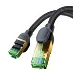 Kép 6/9 - Baseus fonott hálózati kábel Cat.8, Ethernet RJ45, 40 Gbps, 3m (fekete)