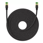 Kép 2/9 - Braided network cable cat.8 Baseus Ethernet RJ45, 40Gbps, 20m (black)