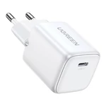 Kép 3/4 - UGREEN 15324 Nexode mini töltő, USB-C, PD3.0, QC4.0, GaN, 20W (fehér)