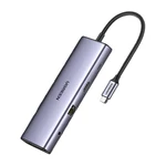 Kép 3/6 - UGREEN Revodok CM498 10 az 1-ben adapter USB-C - 3x USB-A 3.0, HDMI, VGA, RJ45, SD/TF, AUX3,5 mm, PD