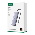 Kép 6/6 - UGREEN Revodok CM498 10 az 1-ben adapter USB-C - 3x USB-A 3.0, HDMI, VGA, RJ45, SD/TF, AUX3,5 mm, PD