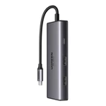 Kép 2/3 - UGREEN CM498 6 az 1-ben adapter USB-C - 2x USB-A 3.0, USB-C 3.0, 2xHDMI, PD