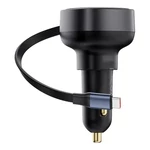 Kép 4/9 - Baseus Enjoyment Pro autós töltő USB-C kábellel, 60W (fekete)