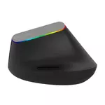 Kép 3/6 - Vezeték nélküli függőleges egér Delux M618C 2.4G 1600DPI RGB (fekete)