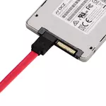 Kép 4/4 - Cable SATA 3.0 Vention KDDRD 6GPS 0.5m (red)