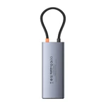 Kép 3/9 - Baseus Metal Gleam II Series 6 az 1-ben hub USB-C, 3x USB 3.0, HDMI, USB-C PD, Ethernet RJ45