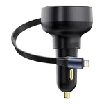 Kép 6/9 - Baseus Enjoyment Pro autós töltő USB-C - Lightning kábellel, 55W (fekete)