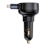 Kép 7/9 - Baseus Enjoyment Pro autós töltő USB-C - Lightning kábellel, 55W (fekete)
