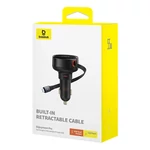 Kép 8/9 - Baseus Enjoyment Pro autós töltő USB-C - Lightning kábellel, 55W (fekete)