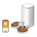 Kép 4/4 - Rojeco 4L Automatic Pet Feeder WiFi Version with Double Bowl