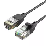 Kép 1/2 - Network Cable UTP CAT6A Vention IBIBH RJ45 Ethernet 10Gbps 2m Black Slim Type