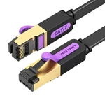 Kép 1/3 - Flat Network Cable UTP CAT7 Vention ICABF RJ45 Ethernet 10Gbps 1m Black