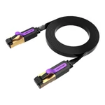 Kép 2/3 - Flat Network Cable UTP CAT7 Vention ICABF RJ45 Ethernet 10Gbps 1m Black