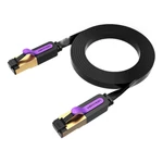 Kép 2/3 - Lapos hálózati kábel UTP CAT7 Vention ICABG RJ45 Ethernet 10Gbps 1.5m fekete