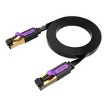 Kép 2/3 - Flat Network Cable UTP CAT7 Vention ICABJ RJ45 Ethernet 10Gbps 5m Black