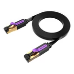 Kép 2/3 - Lapos hálózati kábel UTP CAT7 Vention ICABN RJ45 Ethernet 10Gbps 15m Fekete 15m Fekete